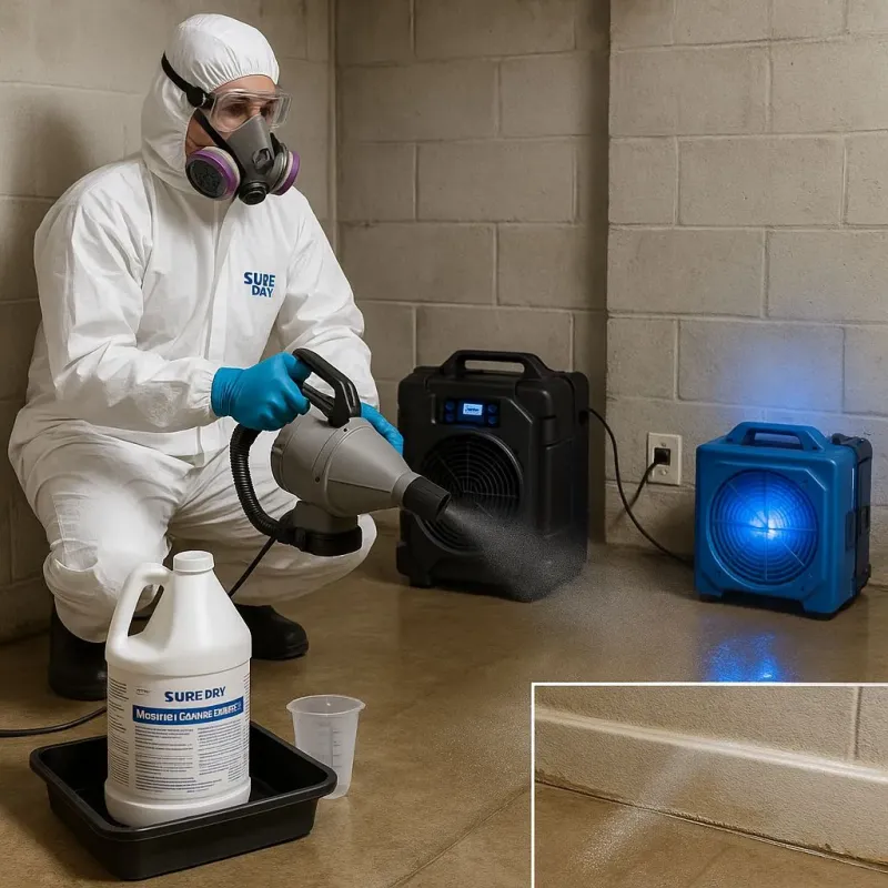 Sanitization and Odor Removal process in Auburn, KS