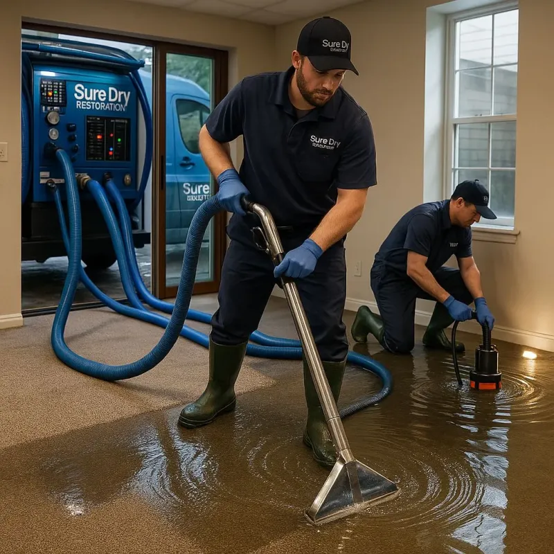 Water Extraction and Removal process in Auburn, KS
